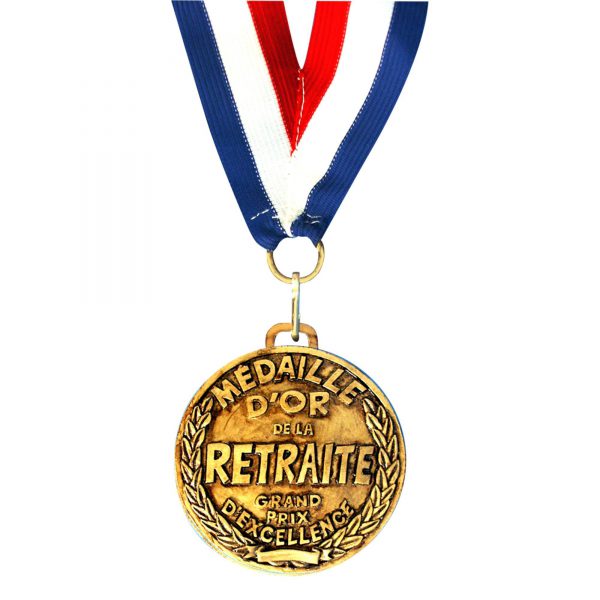 Médaille d'or Retraite