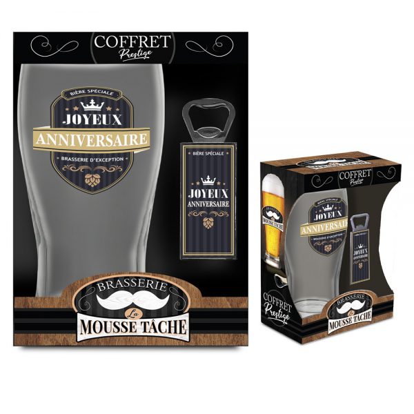 Coffret Bière "Joyeux anniversaire"