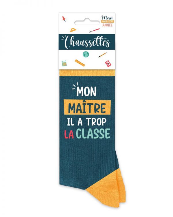 Chaussettes "Mon Maitre...Classe"