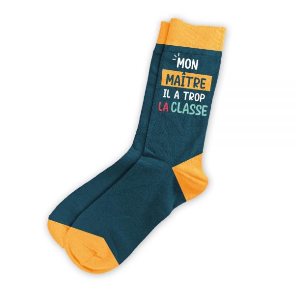 Chaussettes "Mon Maitre...Classe"