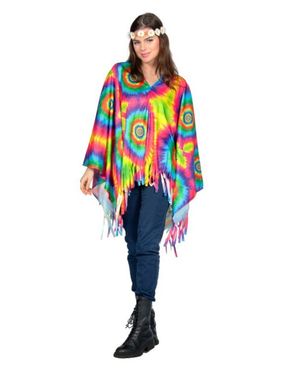 Poncho hippy tie dye