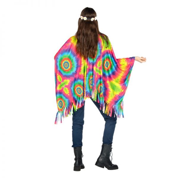 Poncho hippy tie dye