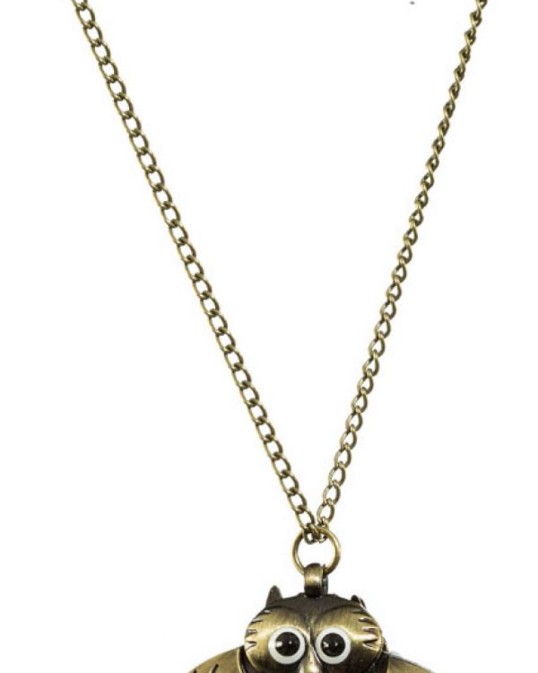 Collier montre Hibou